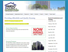 Tablet Screenshot of fargohousing.org